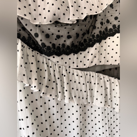 Polka Dot Ruffle Dress - Picture 2 of 5